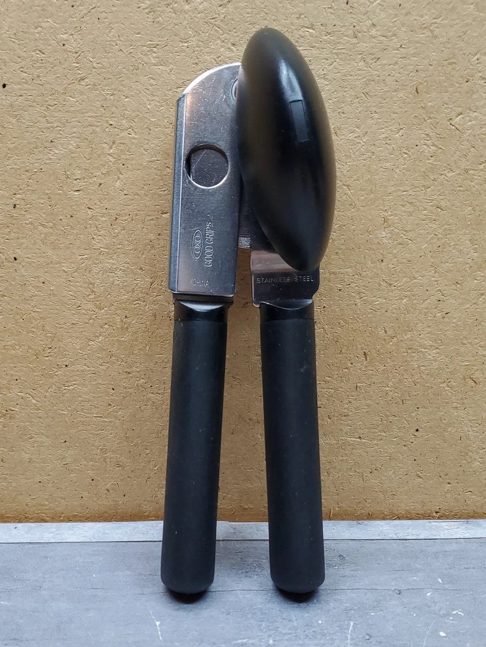 OXO Good Grips Stainless Steel Can Opener with Black Handle